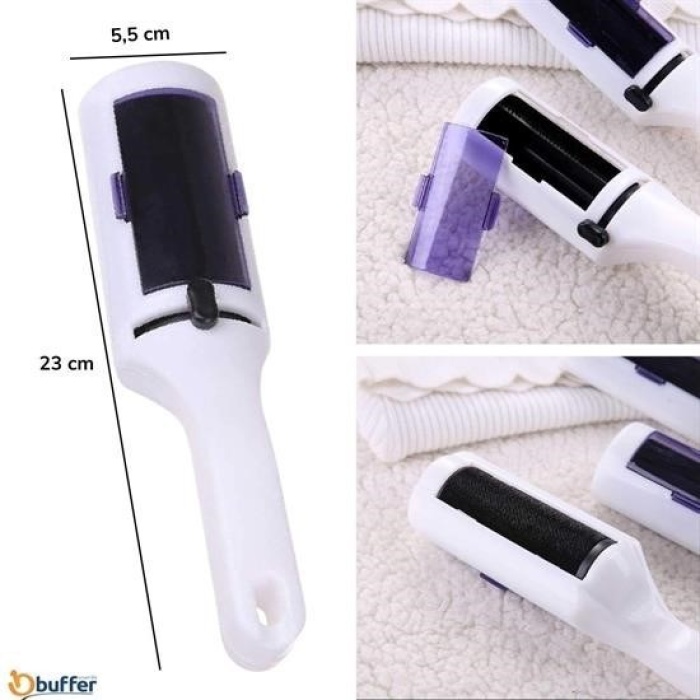 ®   Taşınabilir Elektrostatik Hazneli Rulo Şeklinde Evcil Hayvan Tüyü Saç Toplayıcısı