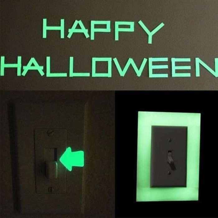 Biyomak®  Karanlıkta Işık Veren  Yansıyan 4 Metre Fosforlu Yeşil Şerit Bant