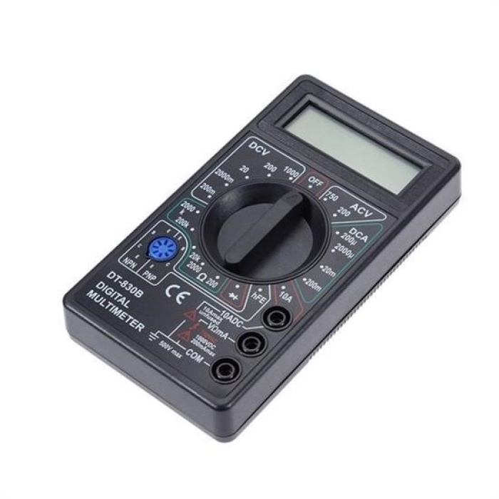 Biyomak®  Dijital Avometre Multimetre Ölçü Aleti Akım Voltaj Direnç Ölçer