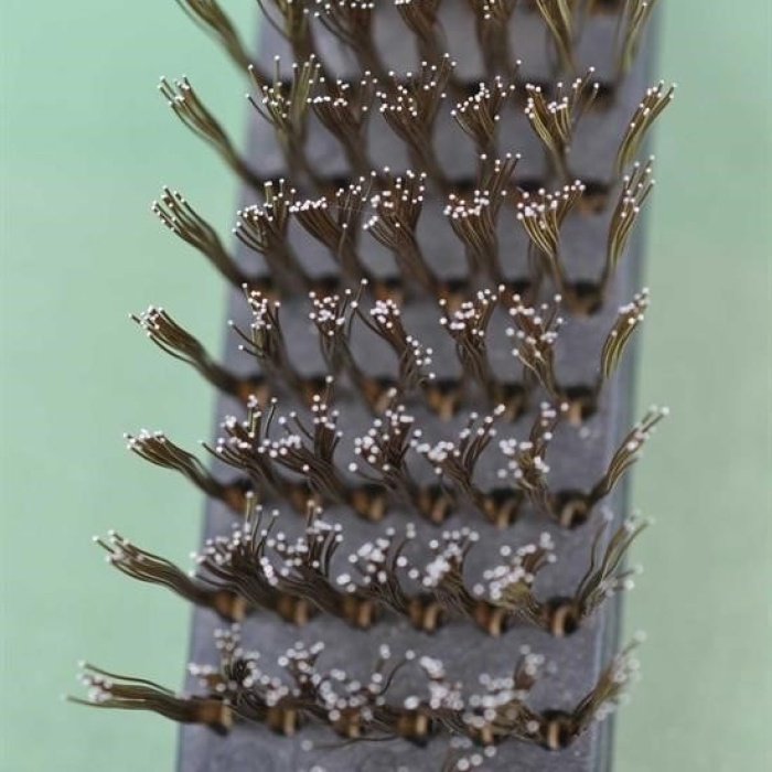 ®  Metal Tel Fırça Plastik Saplı Pas Kir Sökme Temizleme Fırçası