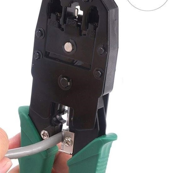 Biyomak®  3ü 1 Arada Modüler Kablo Sıkma,Soyma ve Kesme Pensesi