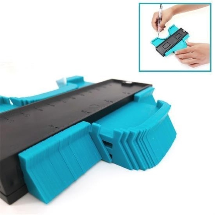 ®  Çok Fonksiyonlu Plastik Kontur Ölçüm Cihazı Ahşap Fayans Şekillendirme Kalıbı