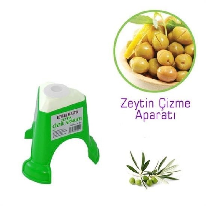 ®  Kolay Zeytin Dilme Çizme Aparatı Pratik Kolay Zeytin Çizici Alet
