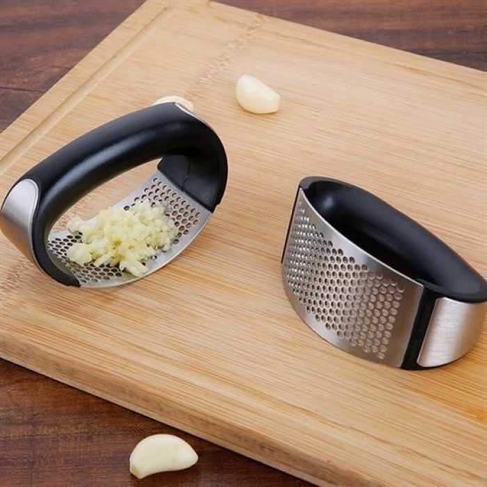 ®  Yeni Sarımsak Ezici Paslanmaz Çelik Garlic Press