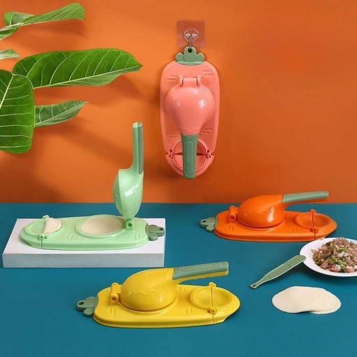 ®  Havuç Tasarımlı Şık  Pratik  Börek Mantı Hamuru Presleme  Börek Yapma Kalıbı