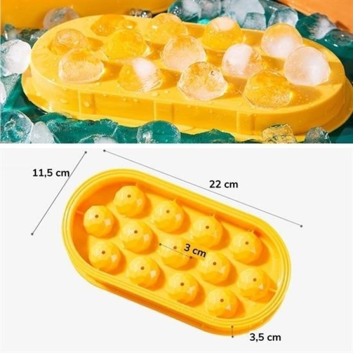 Biyomak®  13 Bölmeli Kristal Buz Yapma Kalıbı
