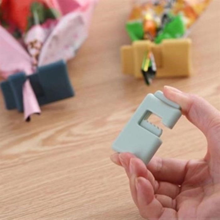 ®   6lı Hava Sızdırmaz Poşet Torba Ambalaj  Ve Paket Kıstırmalı Kapatma Klipsi