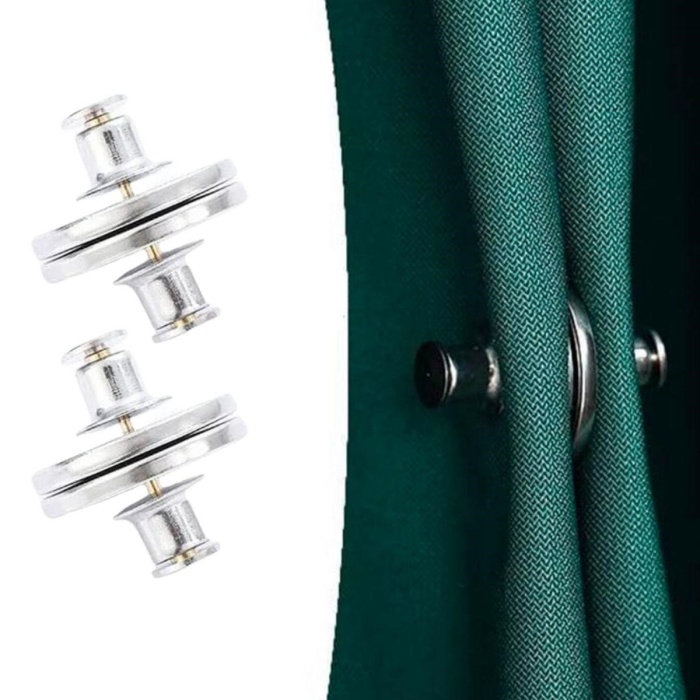 Biyomak®   Perde ve Kumaş Tutturma Mıknatısı 2 Adet