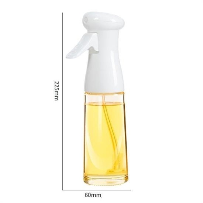 ®   Çok Amaçlı Cam Şişe Püskürtmeli Dağıtıcı Yağdanlık Limonluk Sirke Sosluk Spreyi Beyaz