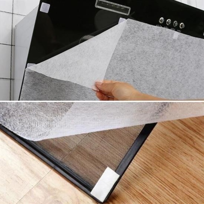 ®  2li Yağ Emici Duman Önleyici Pratik Mutfak Davlumbaz Koruyucu Dayanıklı Yedek Filtre 45x90cm