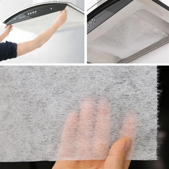 ®  2li Yağ Emici Duman Önleyici Pratik Mutfak Davlumbaz Koruyucu Dayanıklı Yedek Filtre 45x90cm