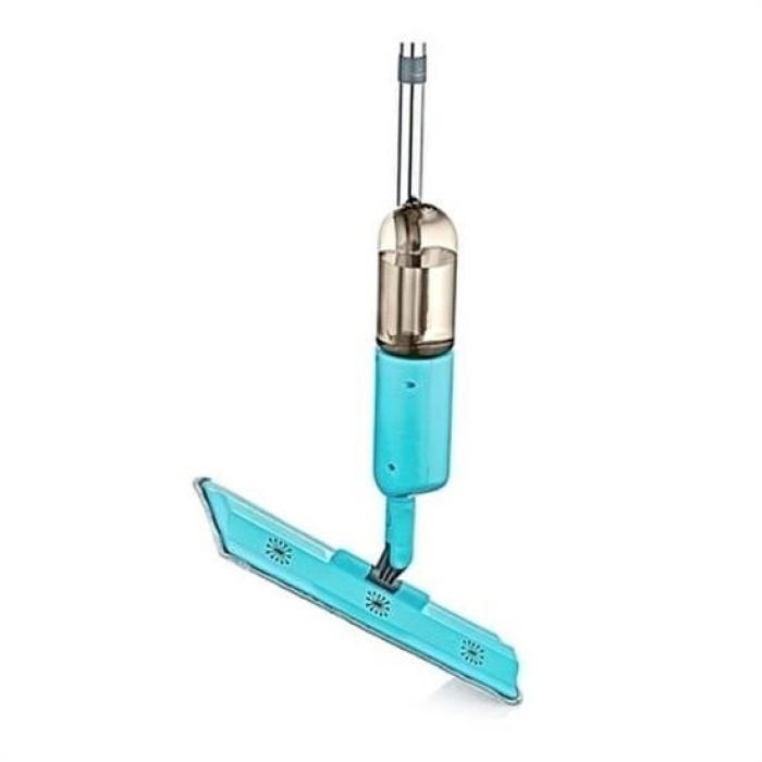 Biyomak®  Döner Başlıklı Spreyli Mop Parke Ahşap Fayans Temizleyici Su Hazneli Sihirli Paspas