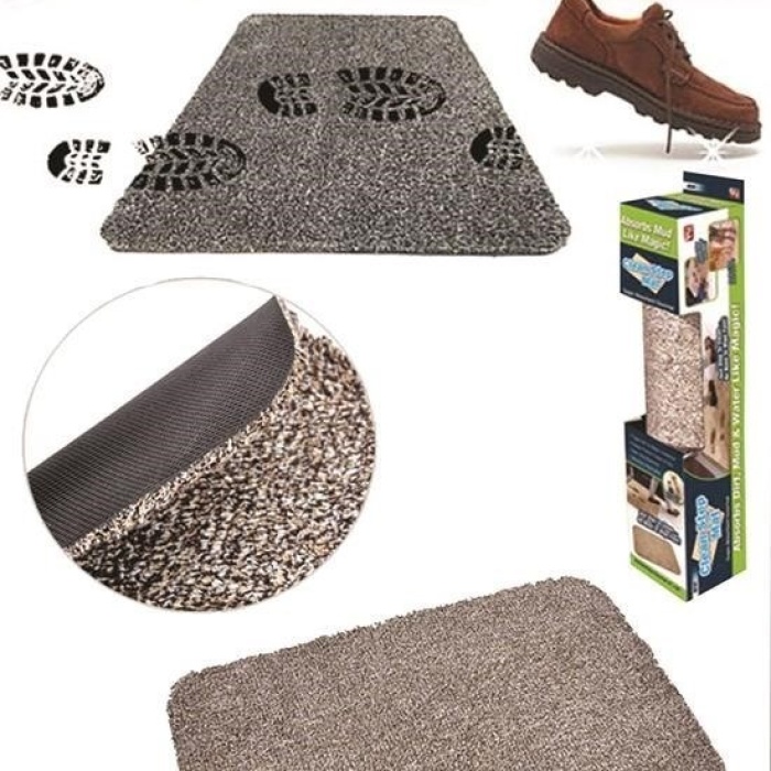 ®  Çamaşır Makinesinde Yıkanabilir Kir Toz Emici Mikrofiberli Paspas