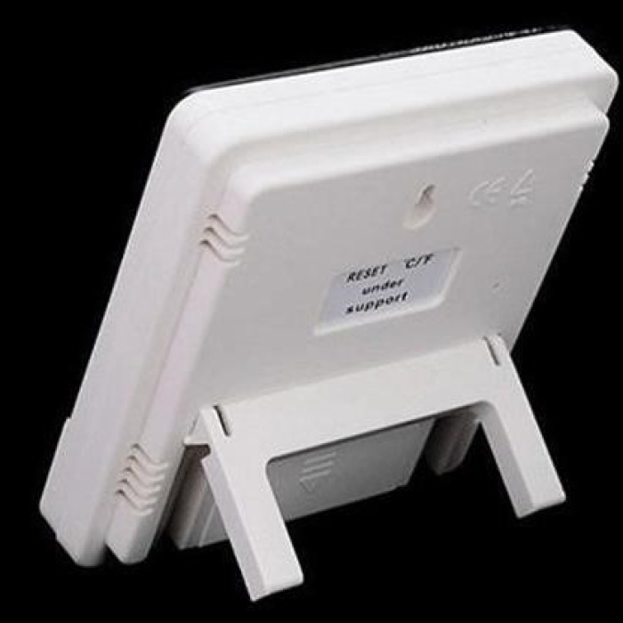 Biyomak®  Bebek Odası Masaüstü Dijital Termometre Nem Ölçer Higrometre Saat