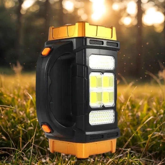 Biyomak®  Çok Fonksiyonlu Elde Güneş Enerjili Lamba – 38W