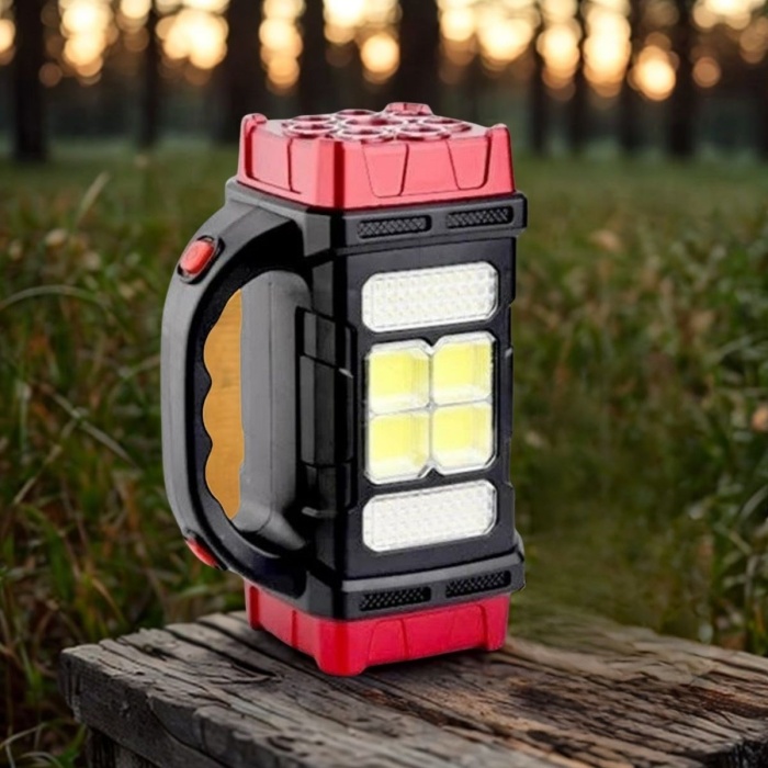 Biyomak®  Çok Fonksiyonlu Elde Güneş Enerjili Lamba – 38W