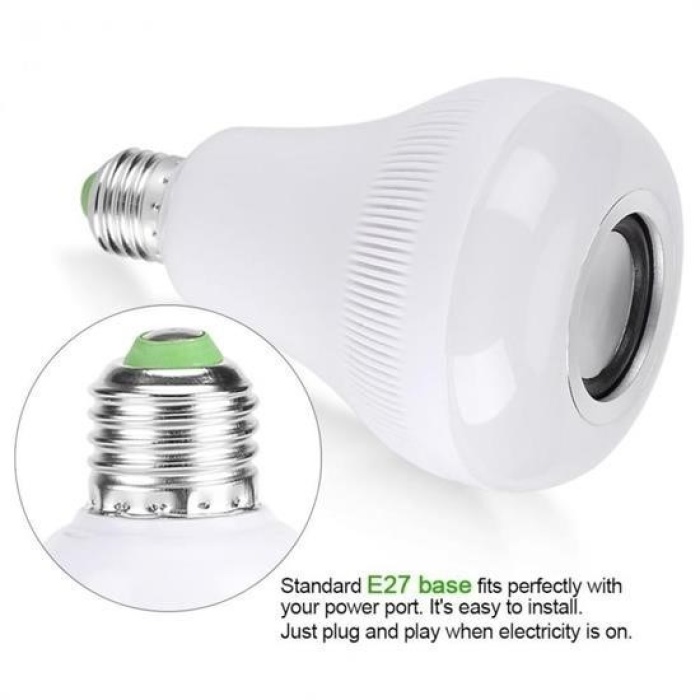 ®  Kumandalı Bluetooth Hoparlör Ampul LD-37