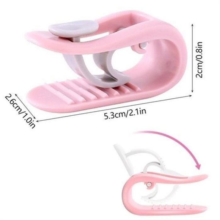 Biyomak®  4 Adet İğnesiz Yorgan Çarşaf Ve Perde Tutucu Sabitleyici Kaydırmaz Örtü Düzenleyici Klips