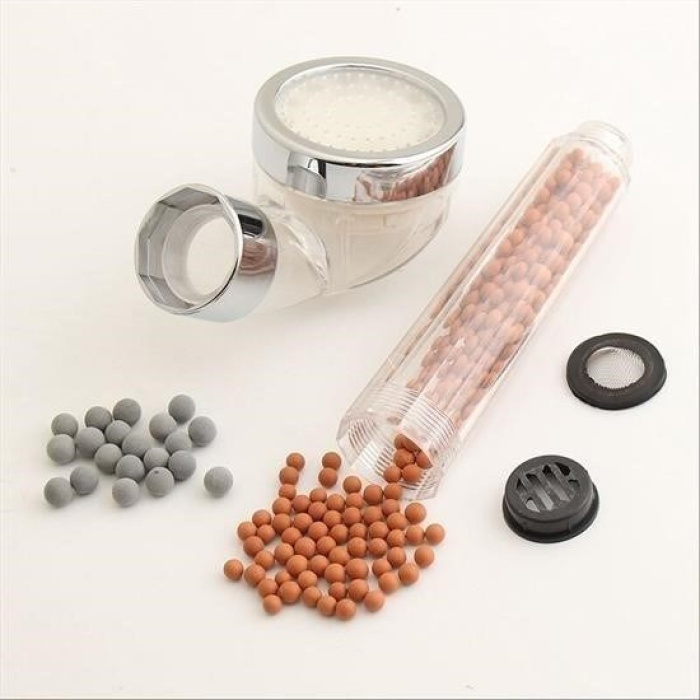 Biyomak®  Renk Değiştiren Led Işıklı Su Tasarruflu Basınçlı Duş Başlığı