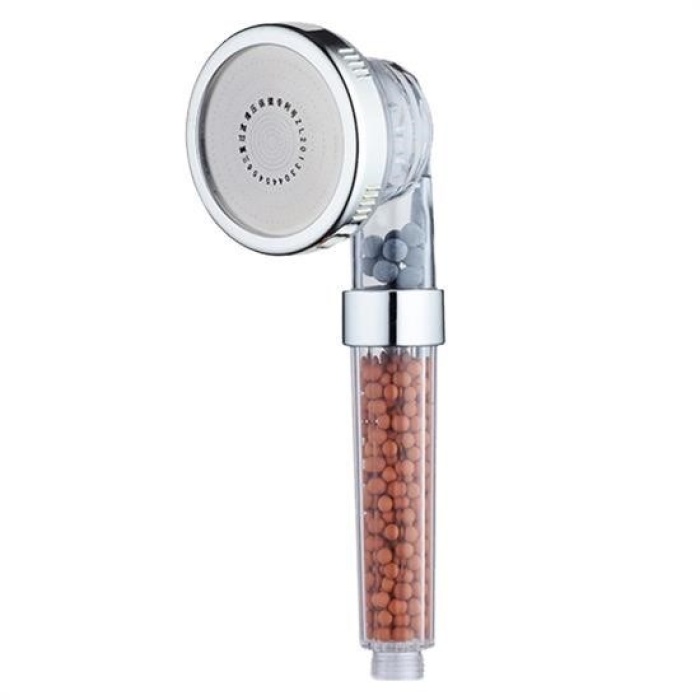 Biyomak®  %50 Su Tasarruflu ve Arıtmalı Doğal Taşlı Banyo El Duş Başlığı