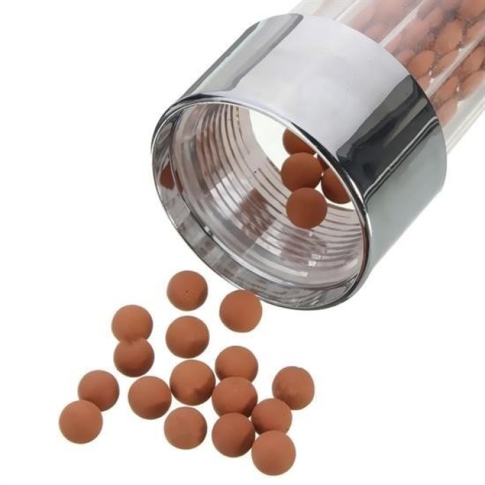 Biyomak®  %50 Su Tasarruflu ve Arıtmalı Doğal Taşlı Banyo El Duş Başlığı