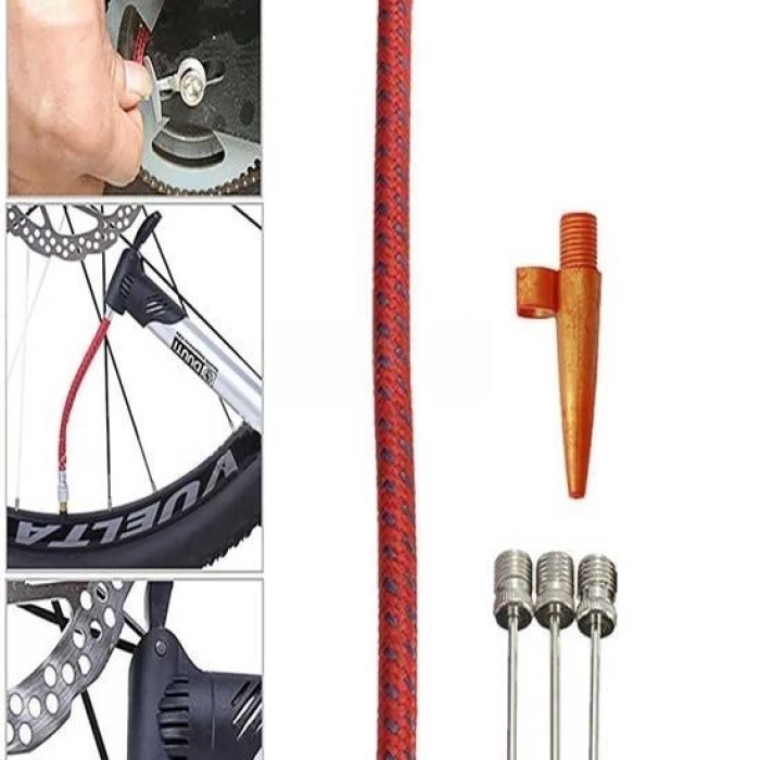 Biyomak®  Pompa İğne Başlık Seti Top Bisiklet Lastiği Şişirme İğneleri