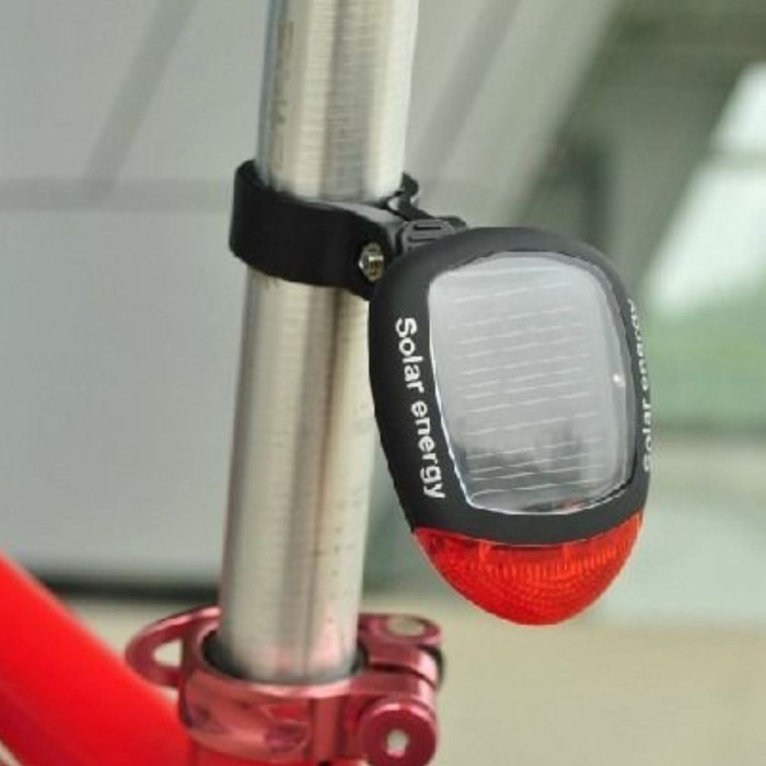 ®  LED Güneş Enerjisi ile Şarj Edilebilir Bisiklet Kuyruk Lambası Solar Bisiklet Lambası