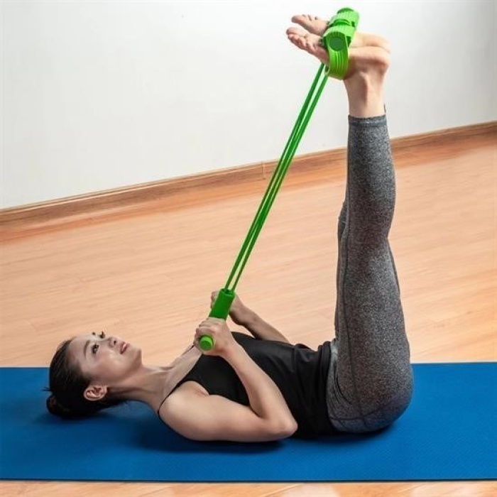 Biyomak®  Jimlastik Aleti Elastik Yay Karın Kası Çalıştırıcı Trimmer