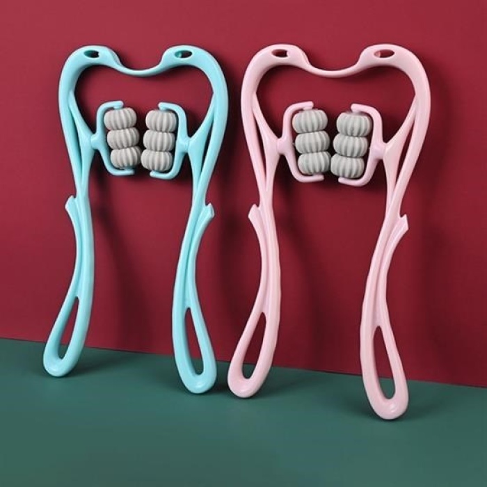 Biyomak®  Çok Fonksiyonlu Manuel Altı Tekerlekli Boyun Masaj Aleti