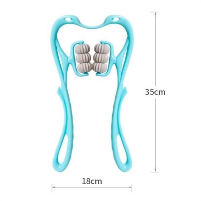 Biyomak®  Çok Fonksiyonlu Manuel Altı Tekerlekli Boyun Masaj Aleti