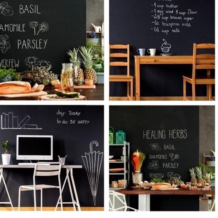 Biyomak® Sticker Rulo Yapışkanlı Çocuk Yazı Yazma Tahtası Yazı Yazma Sticker