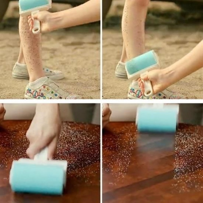 ® Yeni Nesil Yıkanabilir Pratik Tüy ve Toz Toplama  Rulosu Aparatı