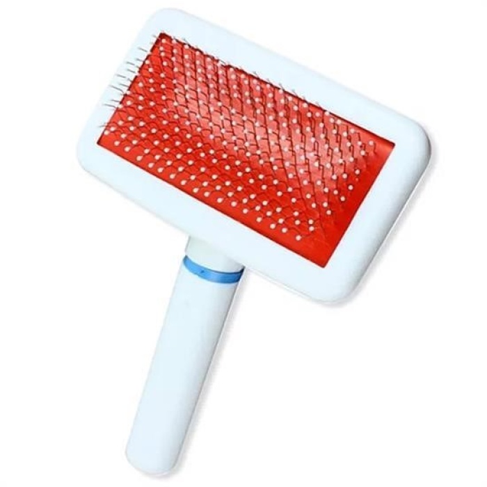 ® Paslanmaz Evcil Hayvan Kedi Köpek Tüy Tarama Toplama Fırçası Kolay Temizlenir Bakım Aleti