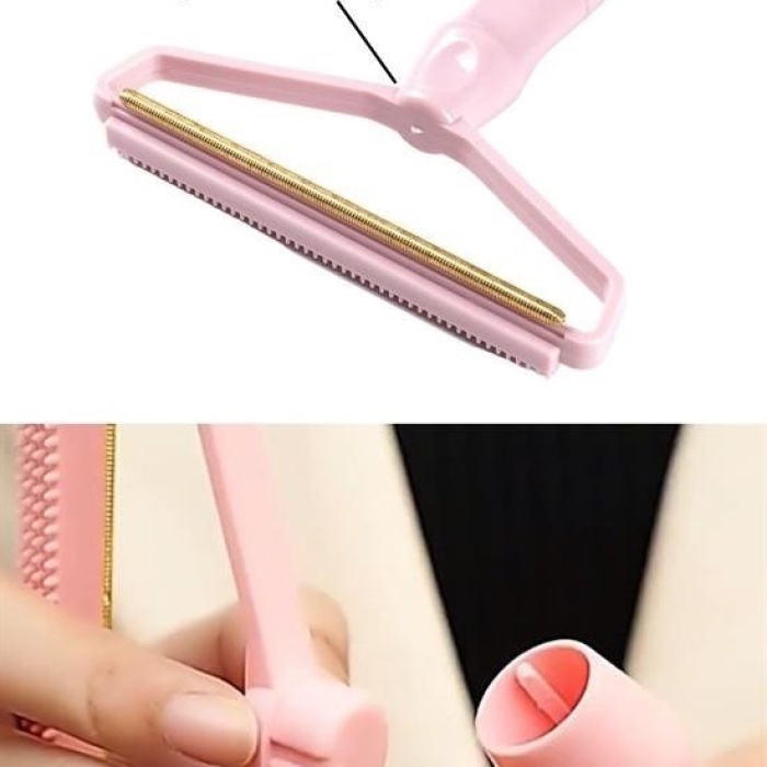 ® Çift Taraflı Elbise Kazak Plastik Kumaş Tüy Alma ve Tiftik Temizleyici Toplayıcı Taşınabilir