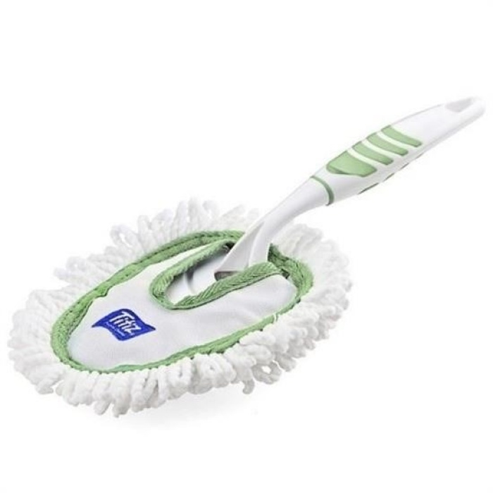 Biyomak® Mikrofiber Duster Toz Leke Kir Alıcı Temizleyici Tutacaklı Temizlik Bezi Aparatı Malzemesi