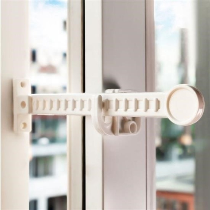 Biyomak® Bebek Çocuk Evcil Hayvan Güvenlik Ayarlanabilir Koruyucu Pencere Havalandırma Kilidi