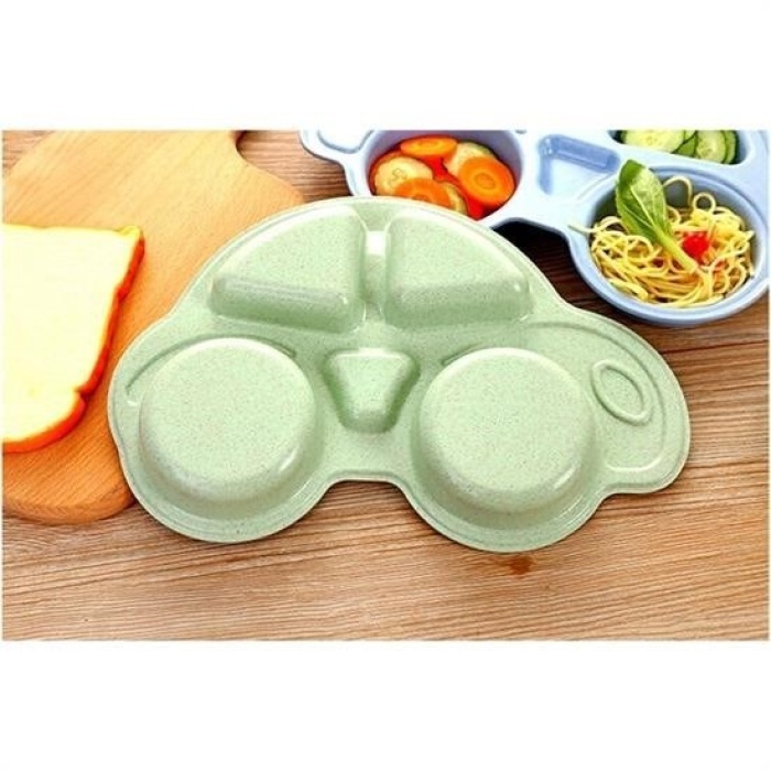 ® Bebekler İçin Araba Şeklinde Sevimli Mama Tabağı Çocuk Tabldot