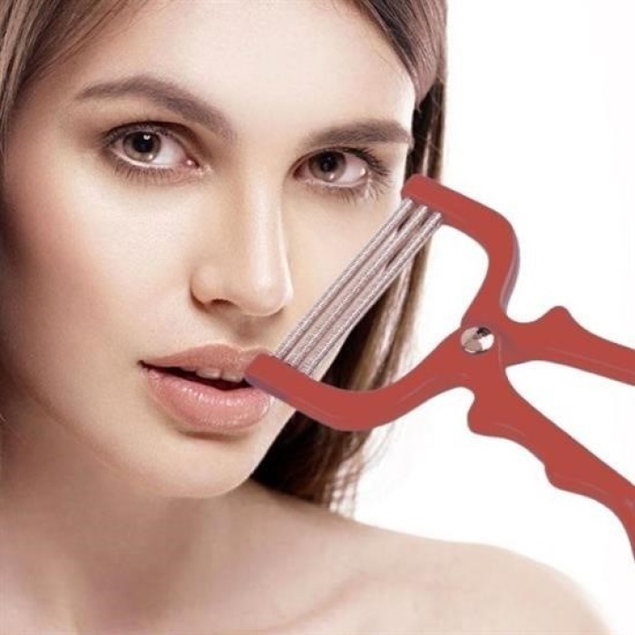 Biyomak® Kaş Bıyık Yüz Tüy Alma Aleti Yaylı Yüz Epilasyon Aleti