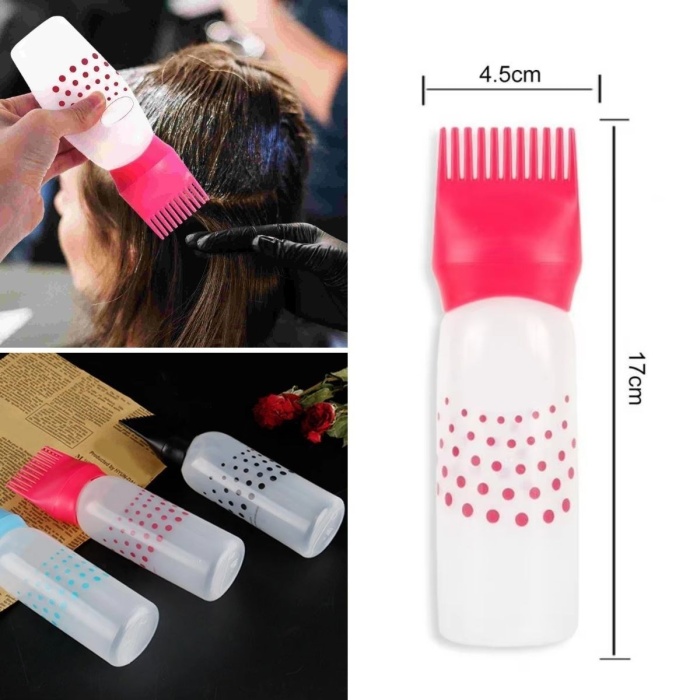 Biyomak® Saç Boyama Aparatı Taraklı Saç Bakımı Krem Saç Yağı Uygulama Aparatı