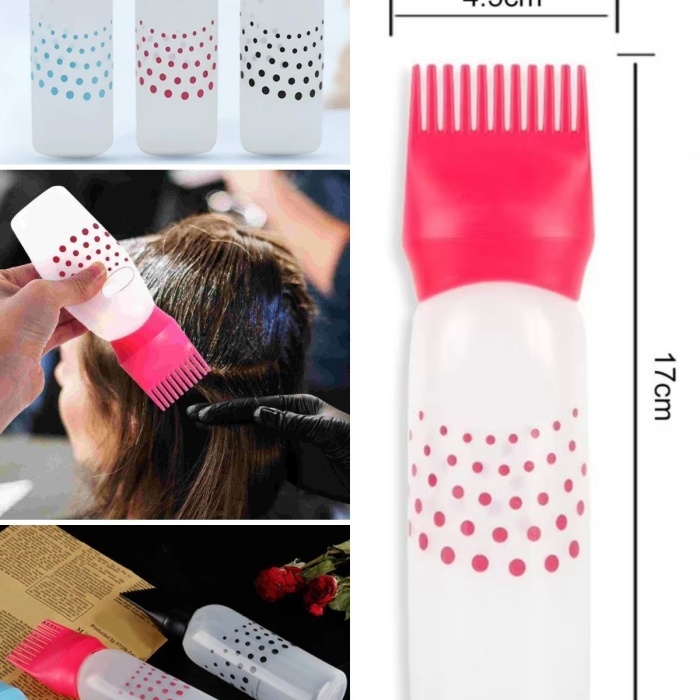 Biyomak® Saç Boyama Aparatı Taraklı Saç Bakımı Krem Saç Yağı Uygulama Aparatı