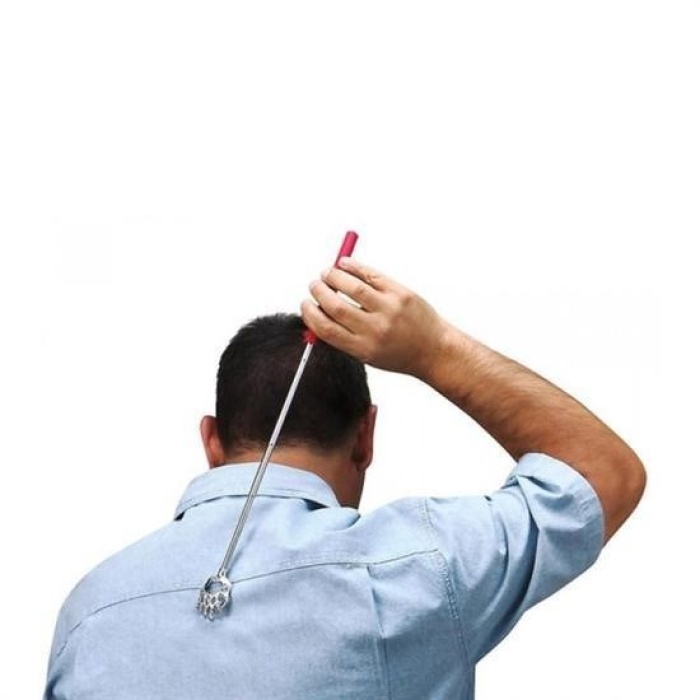 Biyomak® Pratik Kolay Teleskopik Metal Sırt Kaşıma Kaşağı Aleti Aparatı