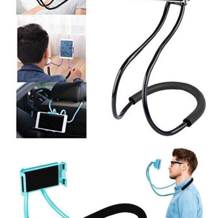 Biyomak® Boyuna Asılan Ergonomik 360 Derece Cep Telefonu Tutucu Stand