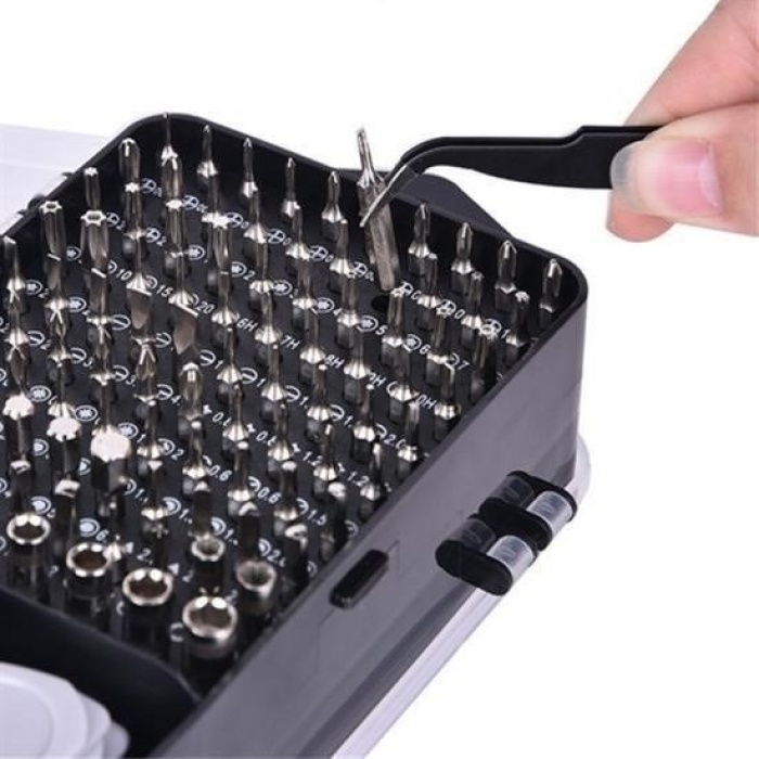 ®  115 in 1 Hassas Tornavida Onarım Alet Manyetik Sürücü Kitli Elektronik Hassas Tornavida Seti