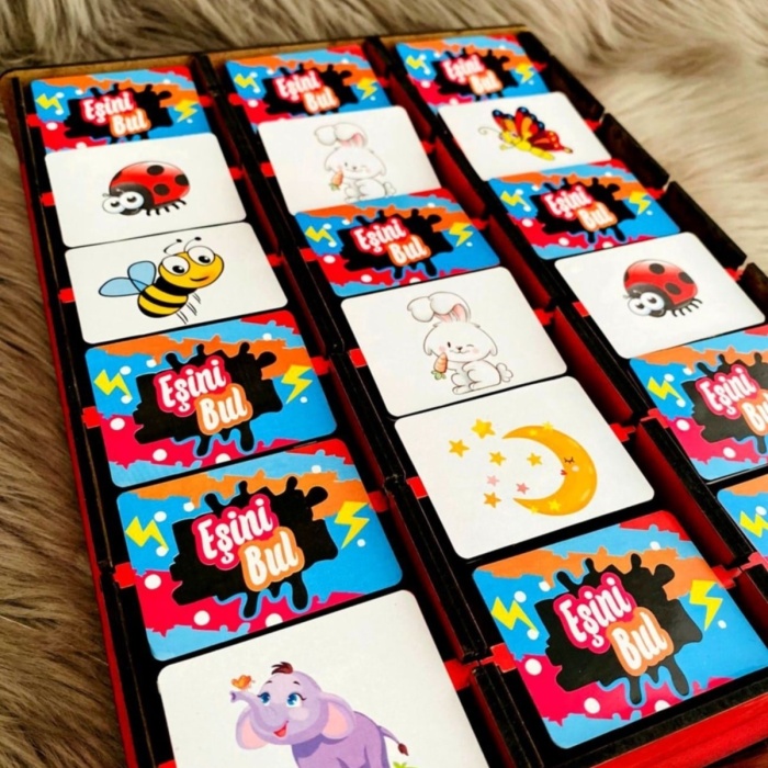 Biyomak® Eşini Bul Eğitici Çocuk Oyunu