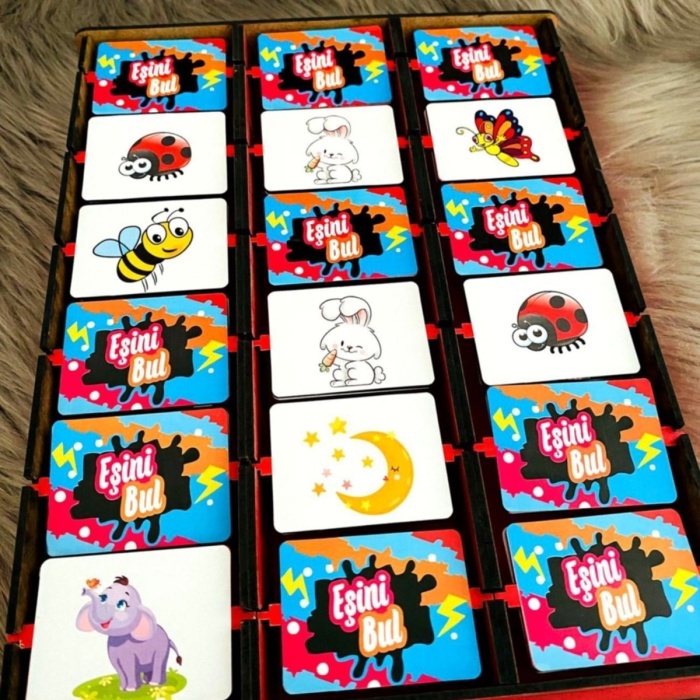 Biyomak® Eşini Bul Eğitici Çocuk Oyunu