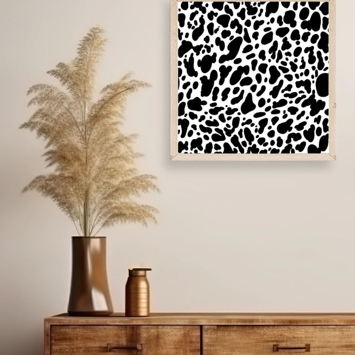 Biyomak® Desen Ahşap Çerçeveli Tablo