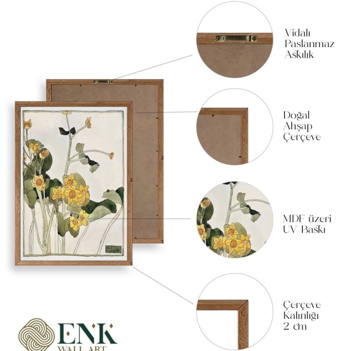 Biyomak® El Greco Ahşap Çerçeveli Tablo