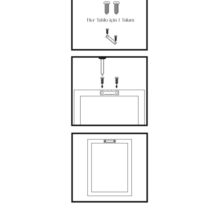 Biyomak® Joseph Christian Leyend Ahşap Çerçeveli Tablo