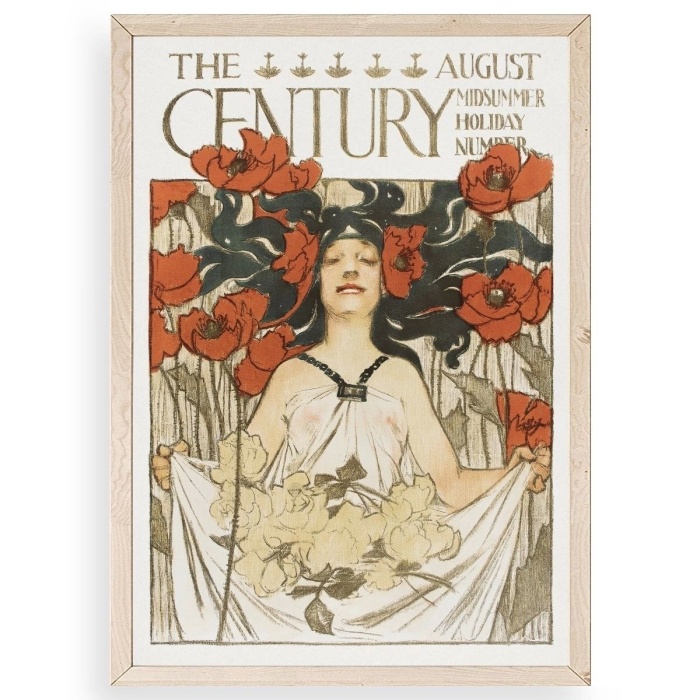 Biyomak® Joseph Christian Leyend Ahşap Çerçeveli Tablo