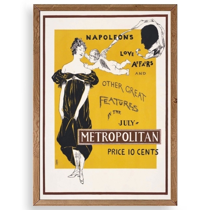 Biyomak® Metropolitan Ahşap Çerçeveli Tablo